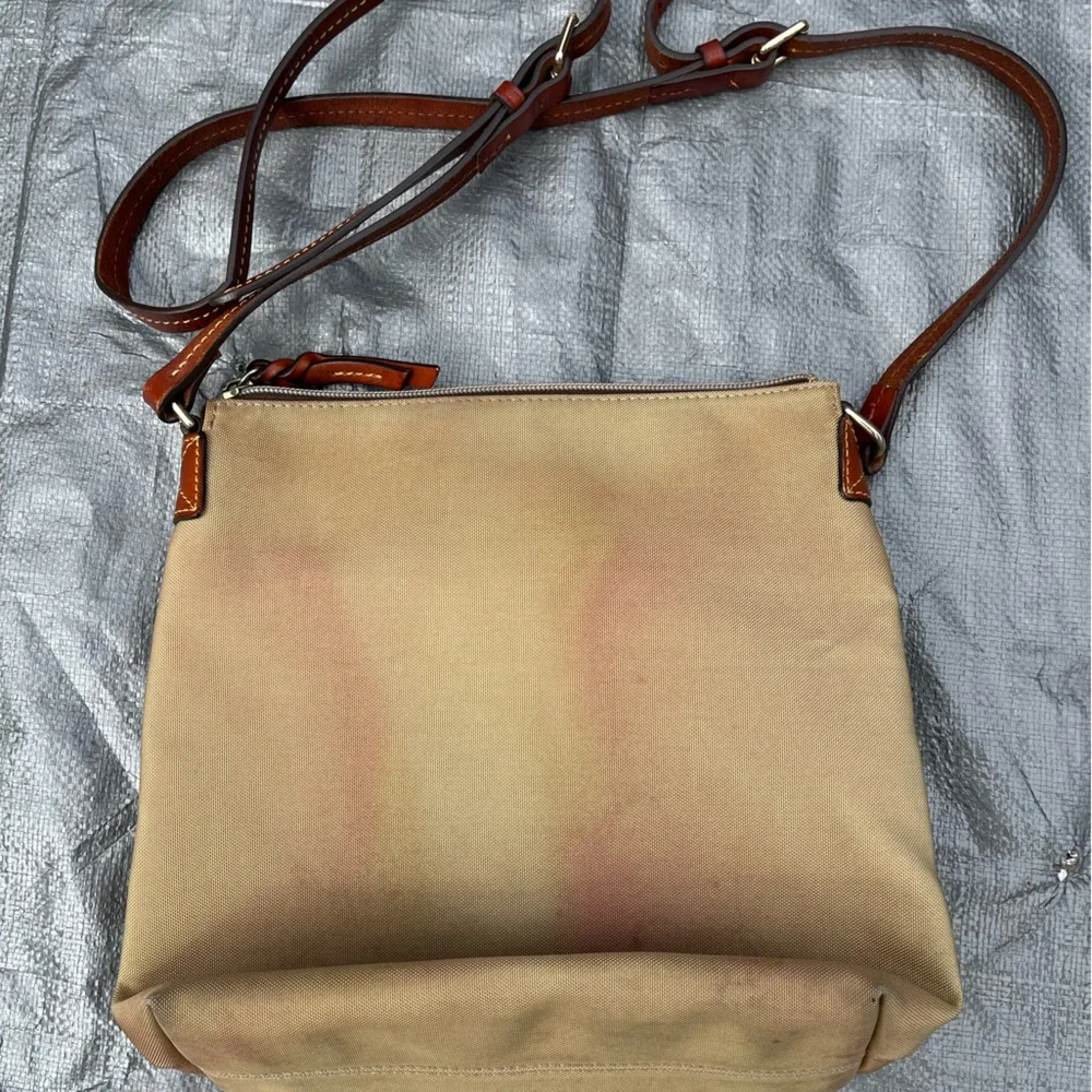 Dooney and Burke Tan Nylon Crossbody - Picture 5 of 5